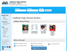 Tablet Screenshot of huffmanhighschool.org